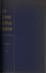 Trinity College Bulletin, July 1900 by Trinity College