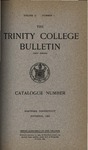 Trinity College Bulletin, November 1904