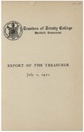 Trinity College Bulletin, July 1912 (Report of the Treasurer) by Trinity College