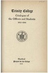 Trinity College Bulletin, 1915-1916 (Catalogue) by Trinity College