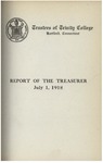 Trinity College Bulletin, July 1918 (Report of the Treasurer) by Trinity College