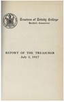 Trinity College Bulletin, July 1917 (Report of the Treasurer) by Trinity College