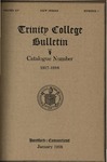 Trinity College Bulletin, 1917-1918 (Catalogue) by Trinity College