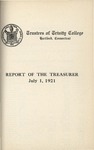 Trinity College Bulletin, July 1921 (Report of the Treasurer)