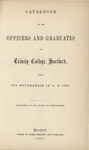 Catalogue of Trinity College, 1855 (Officers and Graduates) by Trinity College