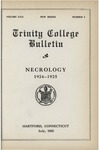 Trinity College Bulletin, 1924-1925 (Necrology) by Trinity College