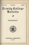 Trinity College Bulletin, 1930-1931 (Necrology)