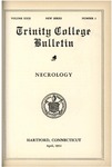 Trinity College Bulletin, 1931-1932 (Necrology)