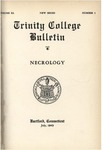 Trinity College Bulletin, 1942-1943 (Necrology)