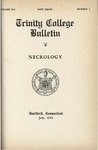 Trinity College Bulletin, 1943-1944 (Necrology)