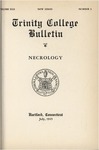Trinity College Bulletin, 1944-1945 (Necrology) by Trinity College