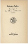 Trinity College Bulletin, 1923-1924 (Catalogue)