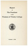 Trinity College Bulletin, 1923-1924 (Report of the President)