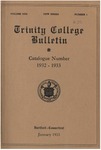 Trinity College Bulletin, 1932-1933 (Catalogue) by Trinity College
