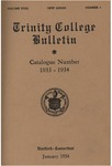 Trinity College Bulletin, 1933-1934 (Catalogue) by Trinity College