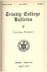Trinity College Bulletin, 1933-1934 (Living Alumni) by Trinity College