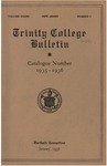 Trinity College Bulletin, 1935-1936 (Catalogue)