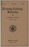 Trinity College Bulletin, 1936-1937 (Catalogue) by Trinity College