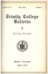 Trinity College Bulletin, 1937-1938 (Living Alumni) by Trinity College