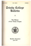 Trinity College Bulletin, 1938-1939 (History of the Trinity Campus) by Trinity College