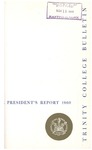 Trinity College Bulletin, 1959-1960 (Report of the President)