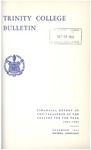 Trinity College Bulletin, 1961-1962 (Report of the Treasurer)