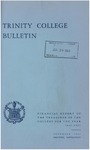 Trinity College Bulletin, 1962-1963 (Report of the Treasurer) by Trinity College