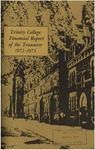 Trinity College Bulletin, 1972-1973 (Report of the Treasurer)