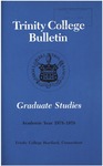 Trinity College Bulletin, 1978-1979 (Graduate Studies)
