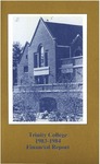Trinity College Bulletin, 1983-1984 (Report of the Treasurer)