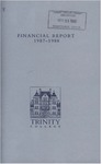 Trinity College Bulletin, 1987-1988 (Report of the Treasurer)