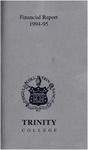 Trinity College Bulletin, 1994-1995 (Report of the Treasurer)