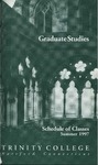 Trinity College Bulletin, 1997 (Summer Graduate Studies) by Trinity College