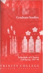 Trinity College Bulletin, 1997-1998 (Graduate Studies) by Trinity College