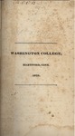 Catalogueof Washington College (Officers and Students), 1829-1830 by Trinity College