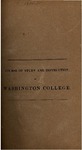 Catalogue of Washington College (Officers and Students, Course of Study), 1834-1835