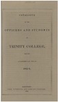 Catalogue of Trinity College (Officers and Students), 1865-1866 by Trinity College