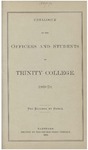 Catalogue of Trinity College (Officers and Students), 1869-1870 by Trinity College