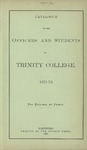 Catalogue of Trinity College (Officers and Students), 1871-1872 by Trinity College