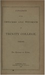 Catalogue of Trinity College, 1882-83 (Officers and Students) by Trinity College