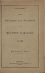 Catalogue of Trinity College (Officers and Students) 1876-1877 by Trinity College, Hartford Connecticut