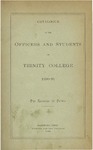 Catalogue of Trinity College, 1890-91 (Officers and Students) by Trinity College