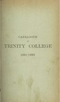 Catalogue of Trinity College, 1891-92 (Officers and Students) by Trinity College, Hartford Connecticut