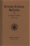 Trinity College Bulletin, 1940-1941 (Catalogue)