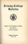 Trinity College Bulletin, 1939-1940 (Report of the President)