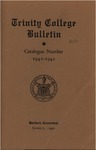 Trinity College Bulletin, 1941-1942 (Catalogue) by Trinity College