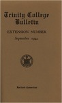 Trinity College Bulletin, 1942-1943 (Extension Courses)