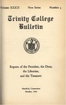 Trinity College Bulletin, 1941-1942 (Report of the Dean) by Trinity College