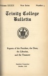 Trinity College Bulletin, 1941-1942 (Report of the Librarian) by Trinity College