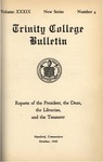 Trinity College Bulletin, 1941-1942 (Report of the President) by Trinity College